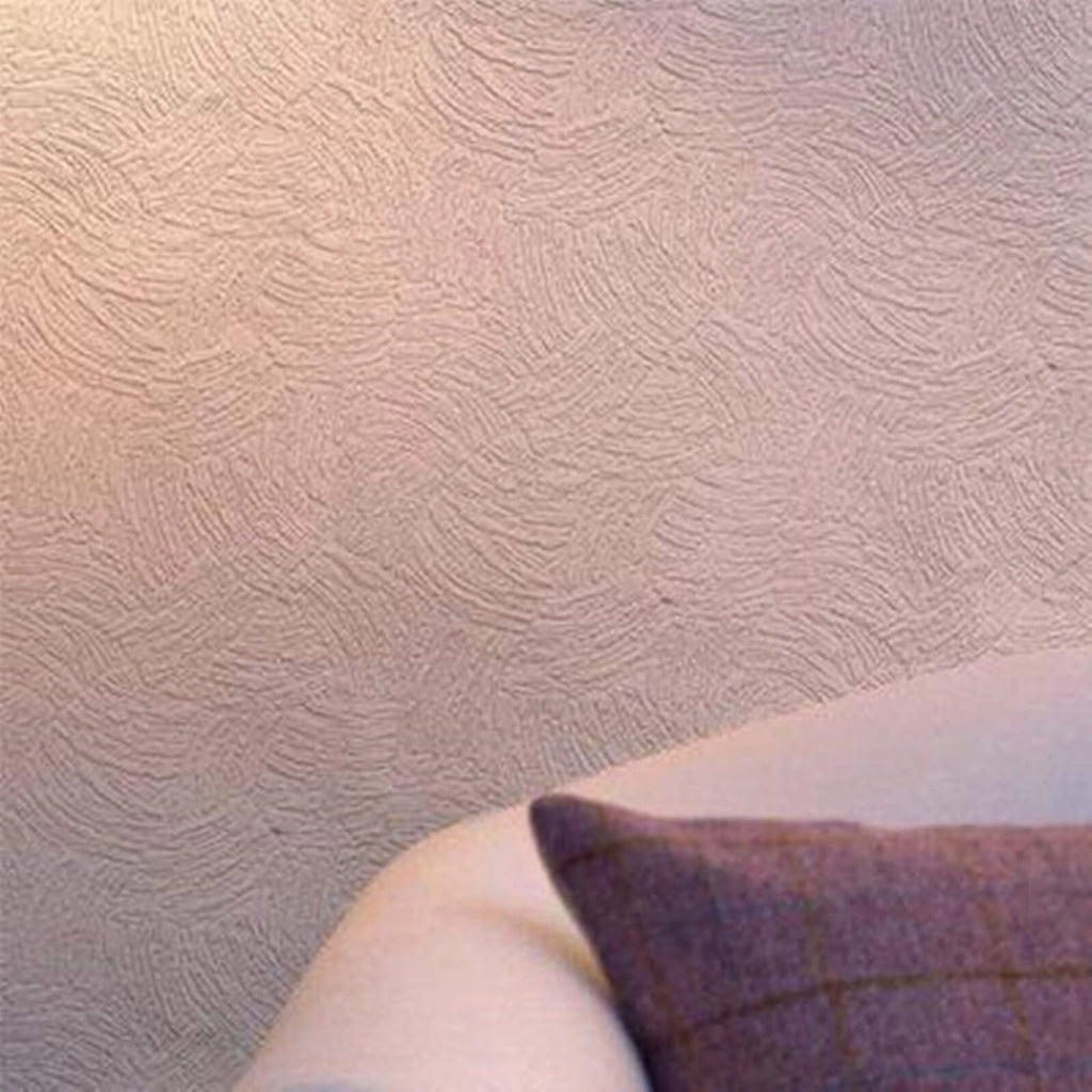 Anaglypta Surf White Blown Paintable Wallpaper 5019