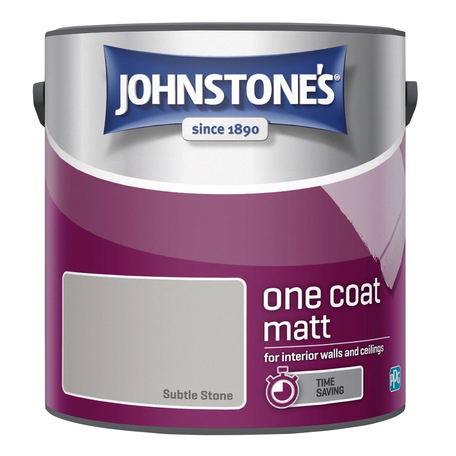 Johnstones Subtle Stone One Coat Matt Interior Walls & Ceilings Paint 2.5L