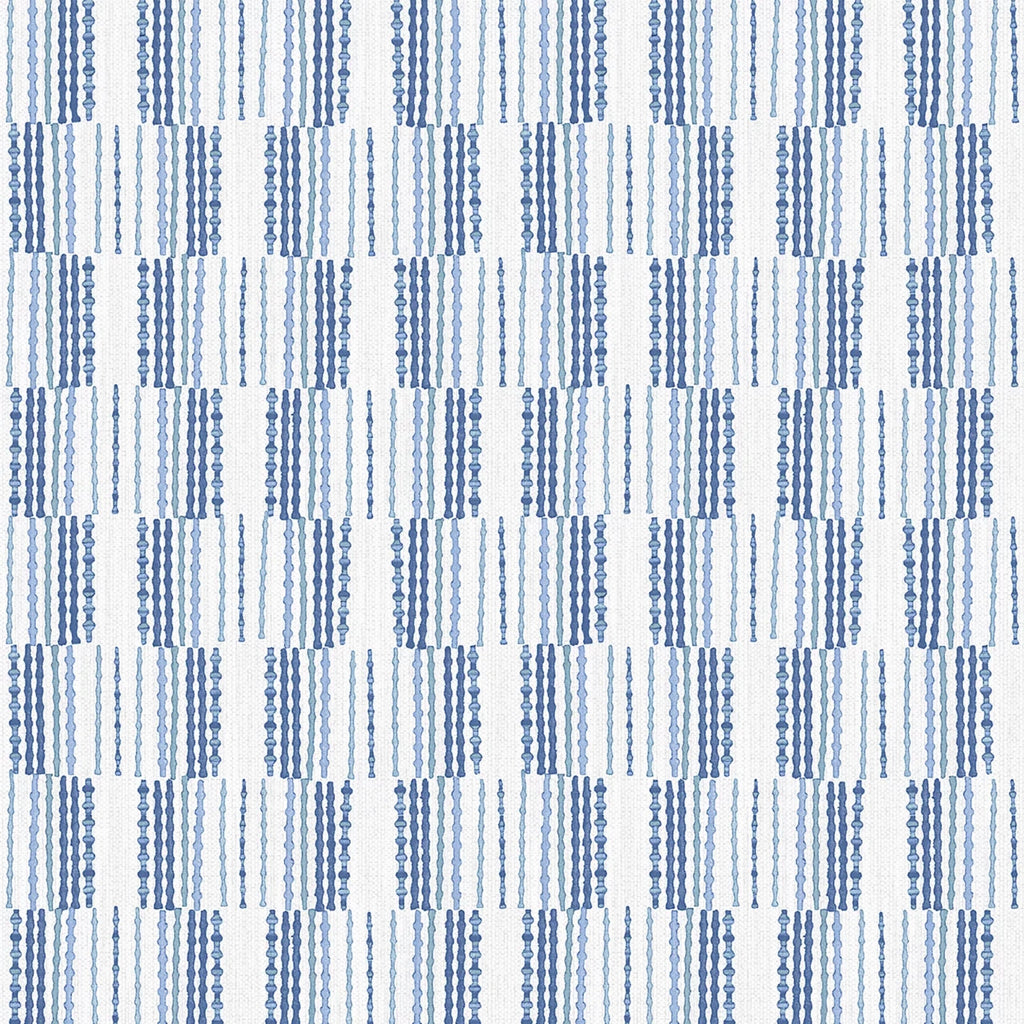 A Street Burgen Blue Stripe Geometric Wallpaper FD25806