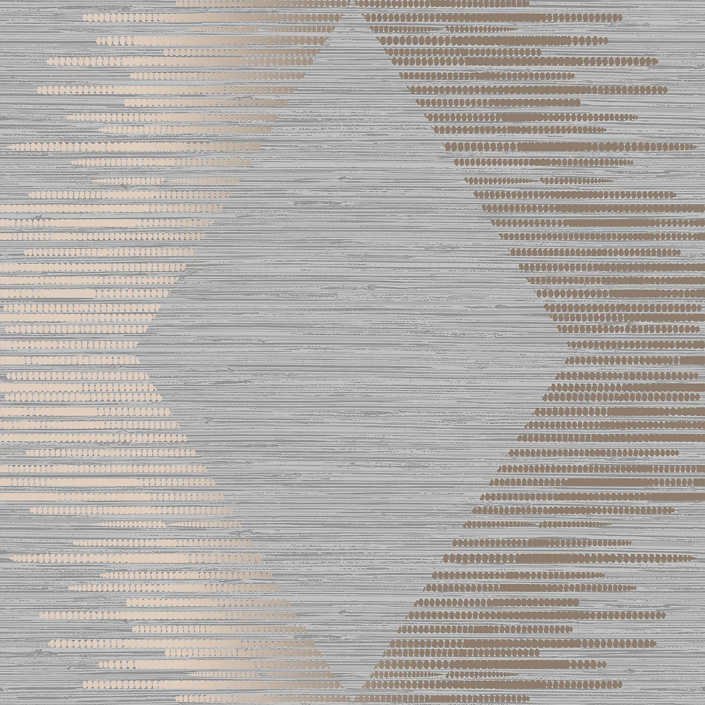 Graham & Brown Serenity Geometric Grey & Rose Gold Wallpaper 120730
