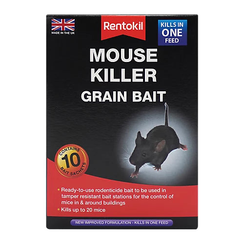 Rentokil Mouse Killer Grain Bait (10)