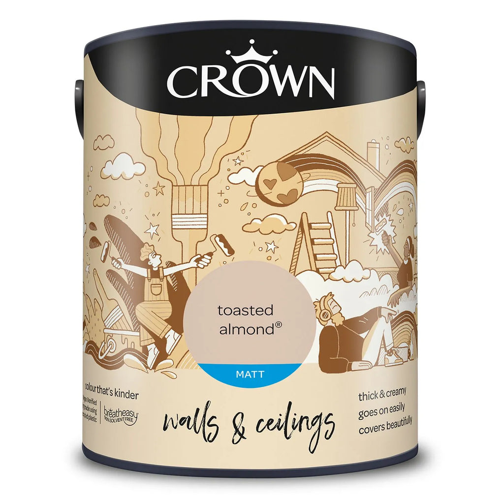 Crown Toasted Almond Matt Paint 5L