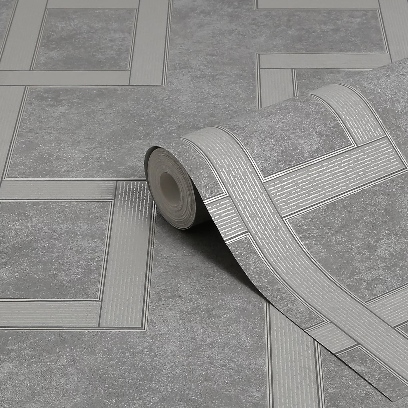 Graham & Brown Gilded Greek Key Quartz Geometric Wallpaper 115728