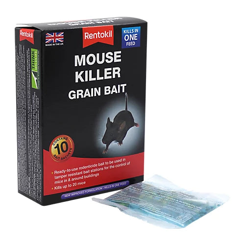 Rentokil Mouse Killer Grain Bait (10)