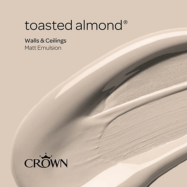 Crown Toasted Almond Matt Paint 5L