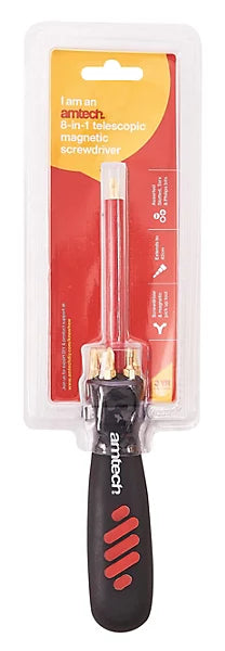 Amtech 8 Piece telescopic magnetic screwdriver set S2260
