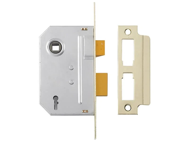 Yale Locks Internal 2 Lever Mortice Sash Lock Polished Chrome 67mm 2.5in