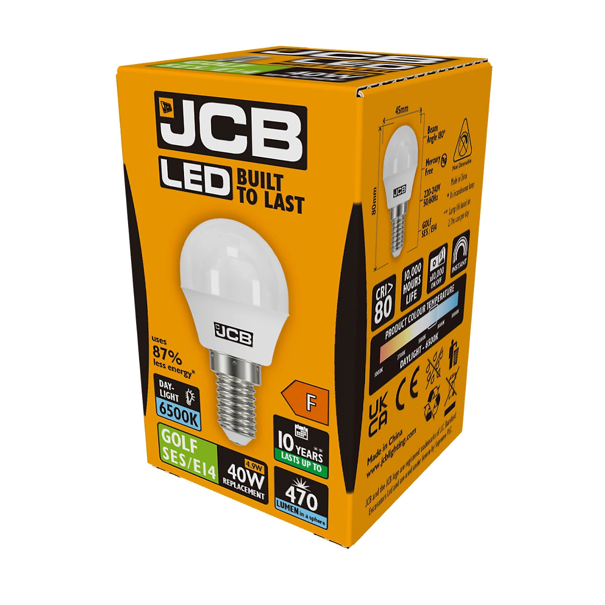 JCB 4.9W SES Daylight Golf E14 Light Bulb golfb