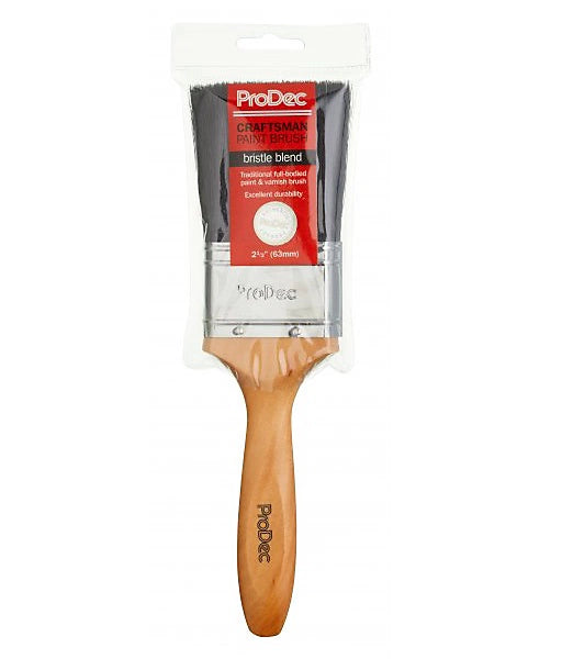 ProDec 2.5" Paint Brush Craftsman Mixed Bristle Varnish All Paints
