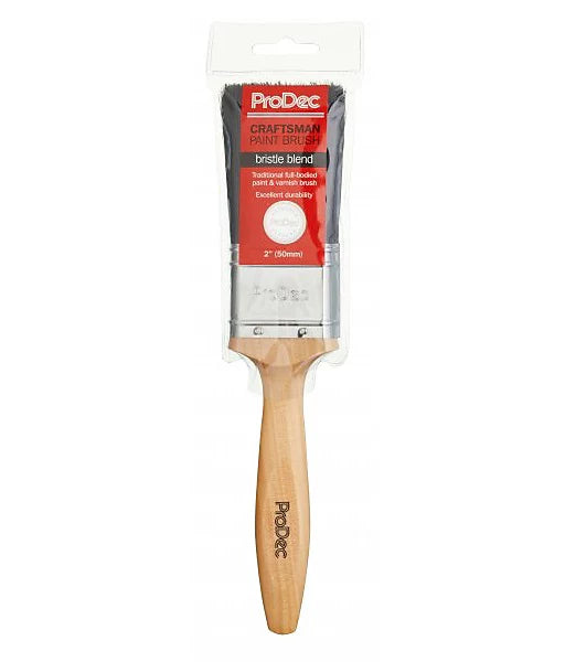 ProDec 2" Paint Brush Craftsman Mixed Bristle Varnish All Paints