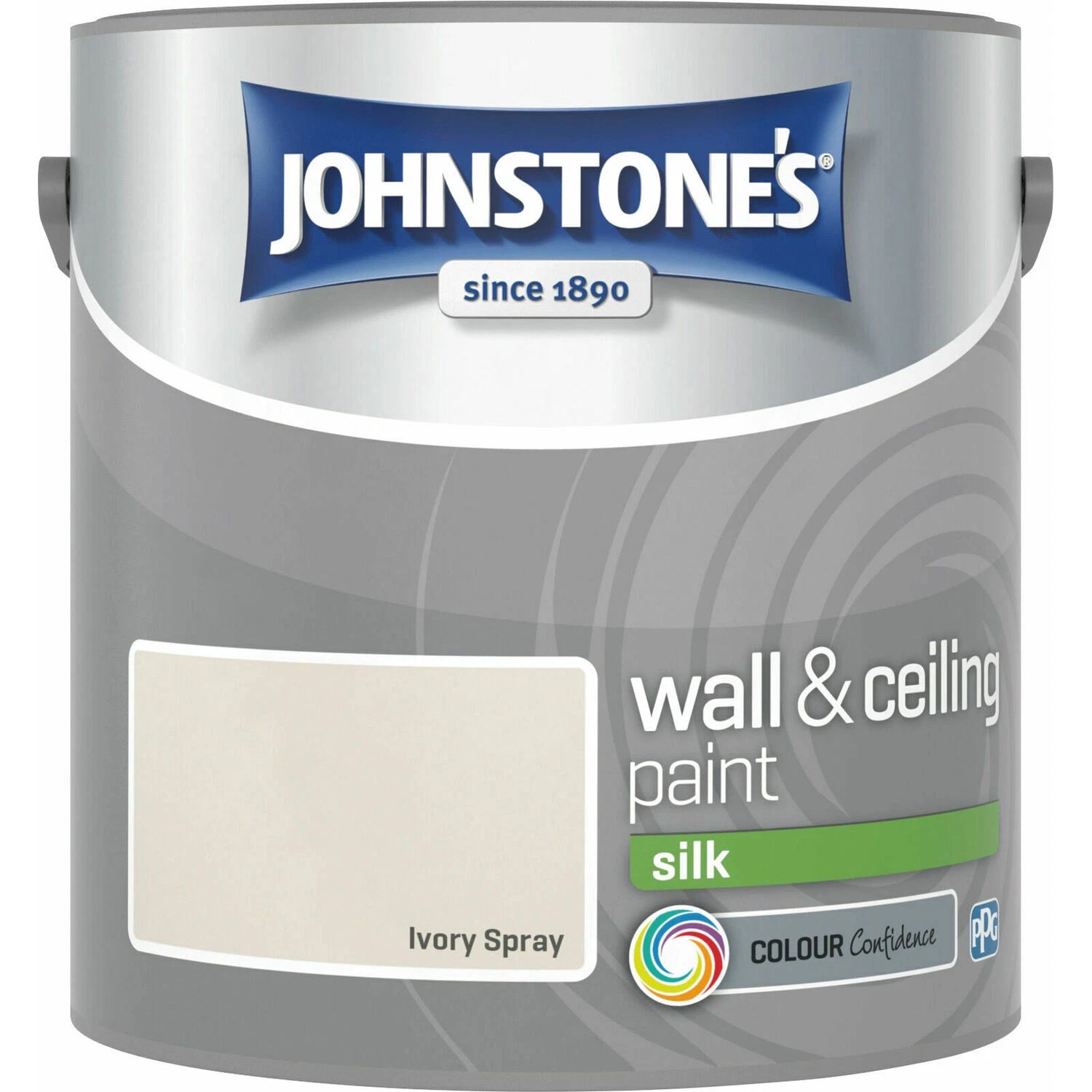 Johnstone’s Ivory Spray Silk Wall & Ceiling Emulsion Paint 2.5L