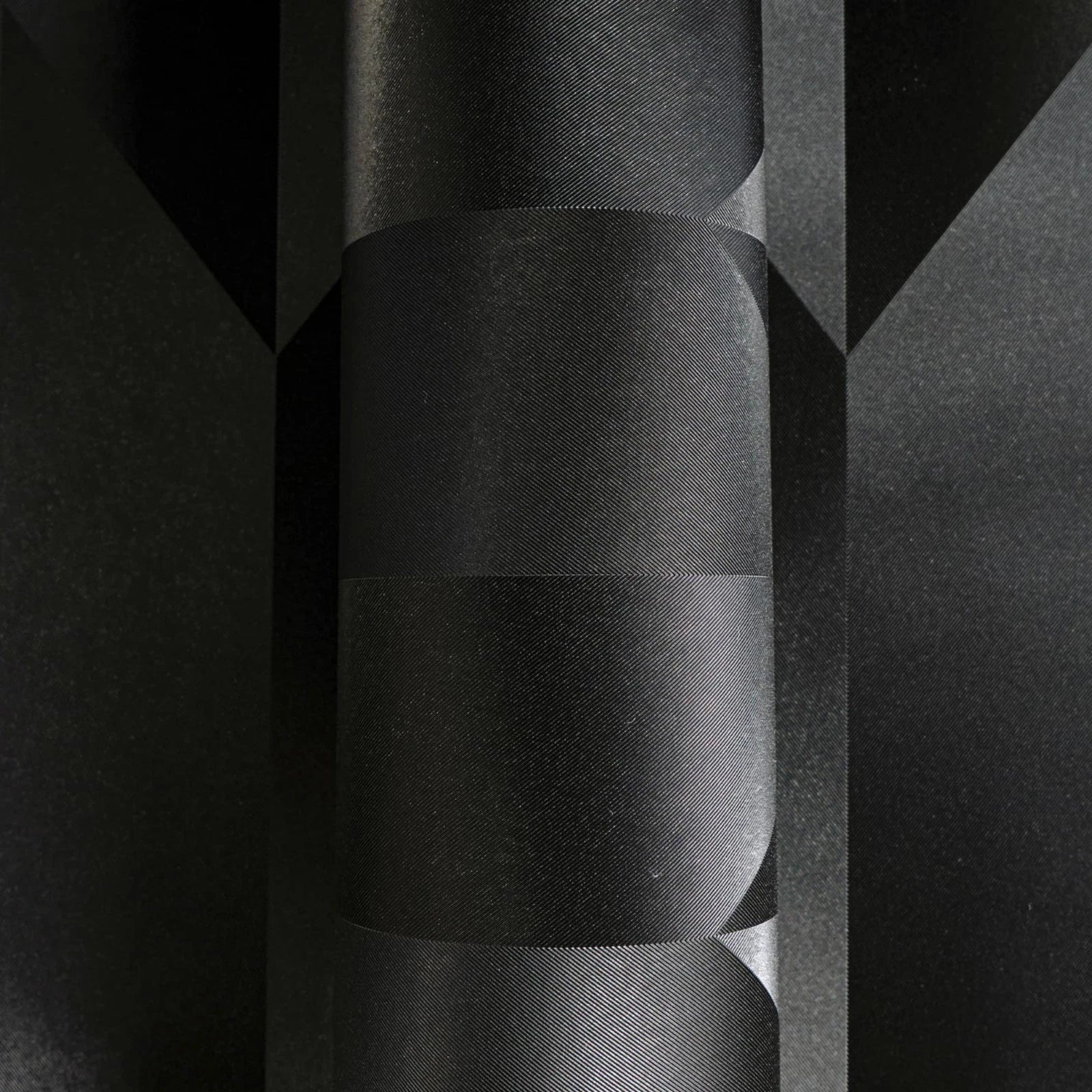 AS Cosmo Living Black Graphic Groove Geometric Chevron Wallpaper 79086-8