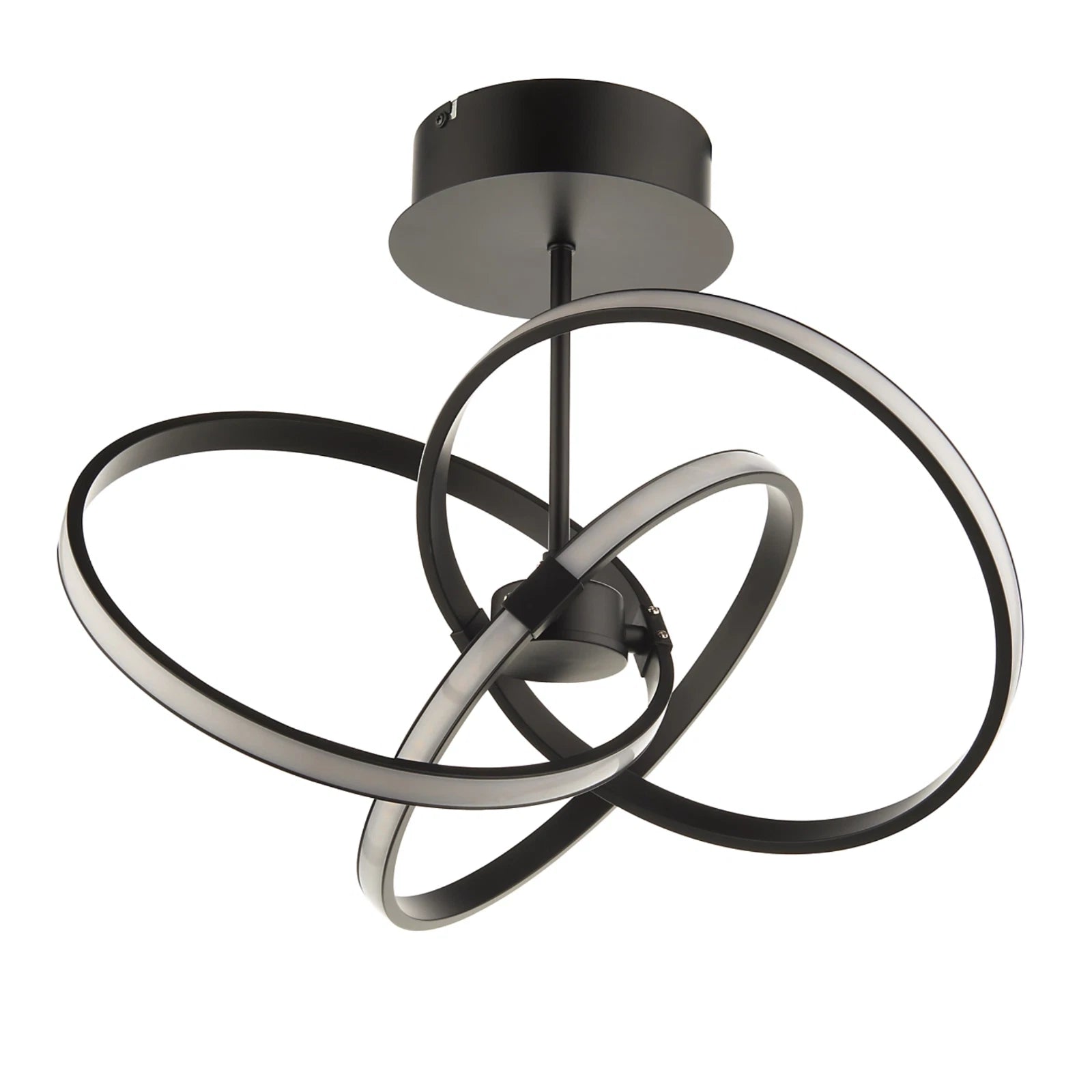 Endor Contemporary Integrated LED Black Dimmable Modern Ceiling Light lf36