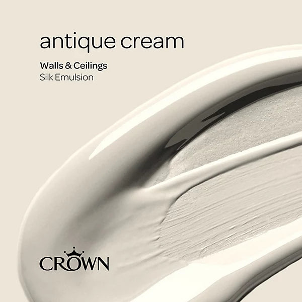 Crown Antique Cream Silk Paint 5L