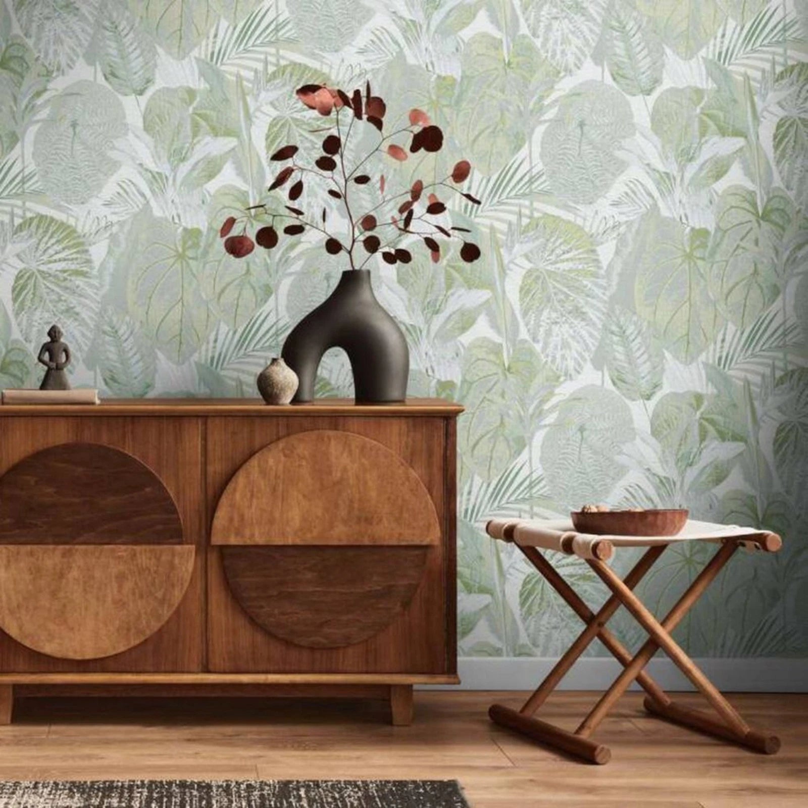 AS Creation Famous Garden Green Palm Leaf Tropical Leaf Floral Wallpaper 39355-4