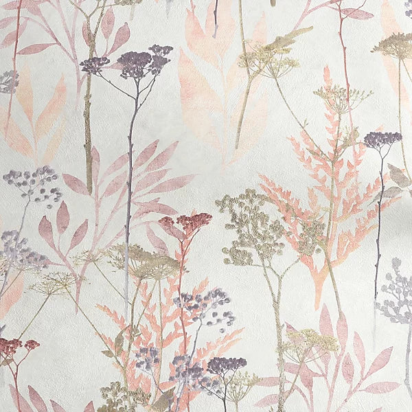 Superfresco Solstice Pink Floral Wallpaper 125061