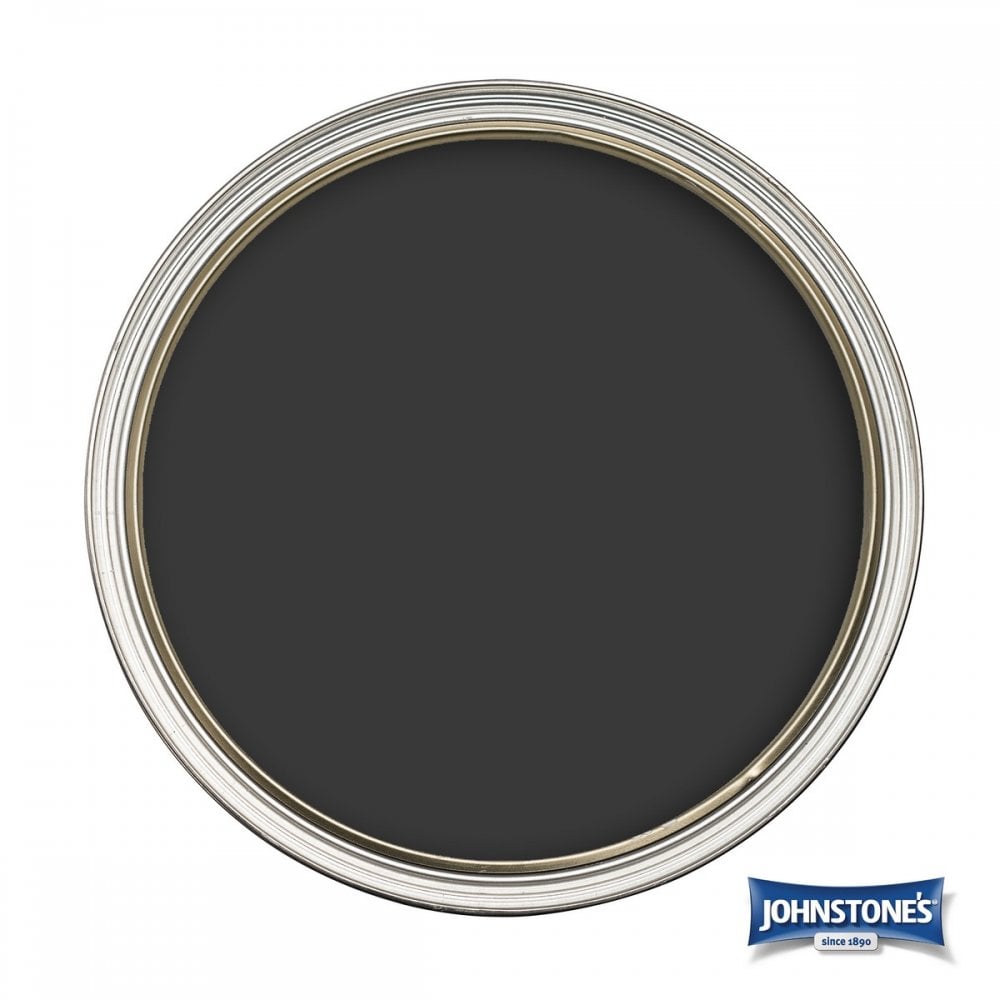 Johnstones Black Satin Interior Wood & Metal Paint 750ml