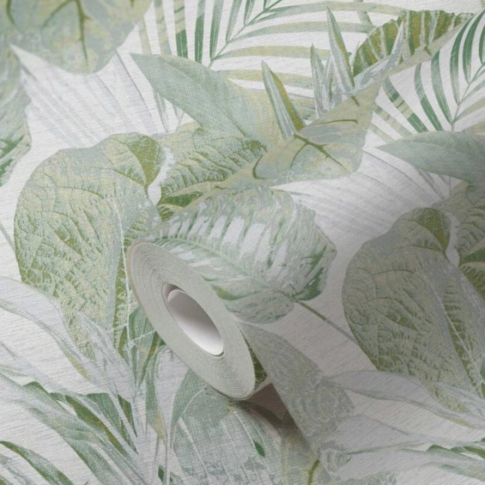AS Creation Famous Garden Green Palm Leaf Tropical Leaf Floral Wallpaper 39355-4