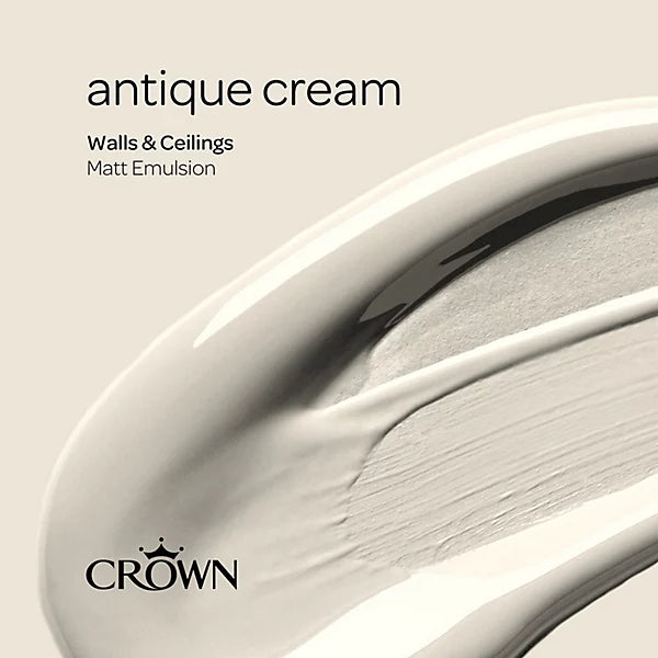 Crown Antique Cream Matt Paint 5L