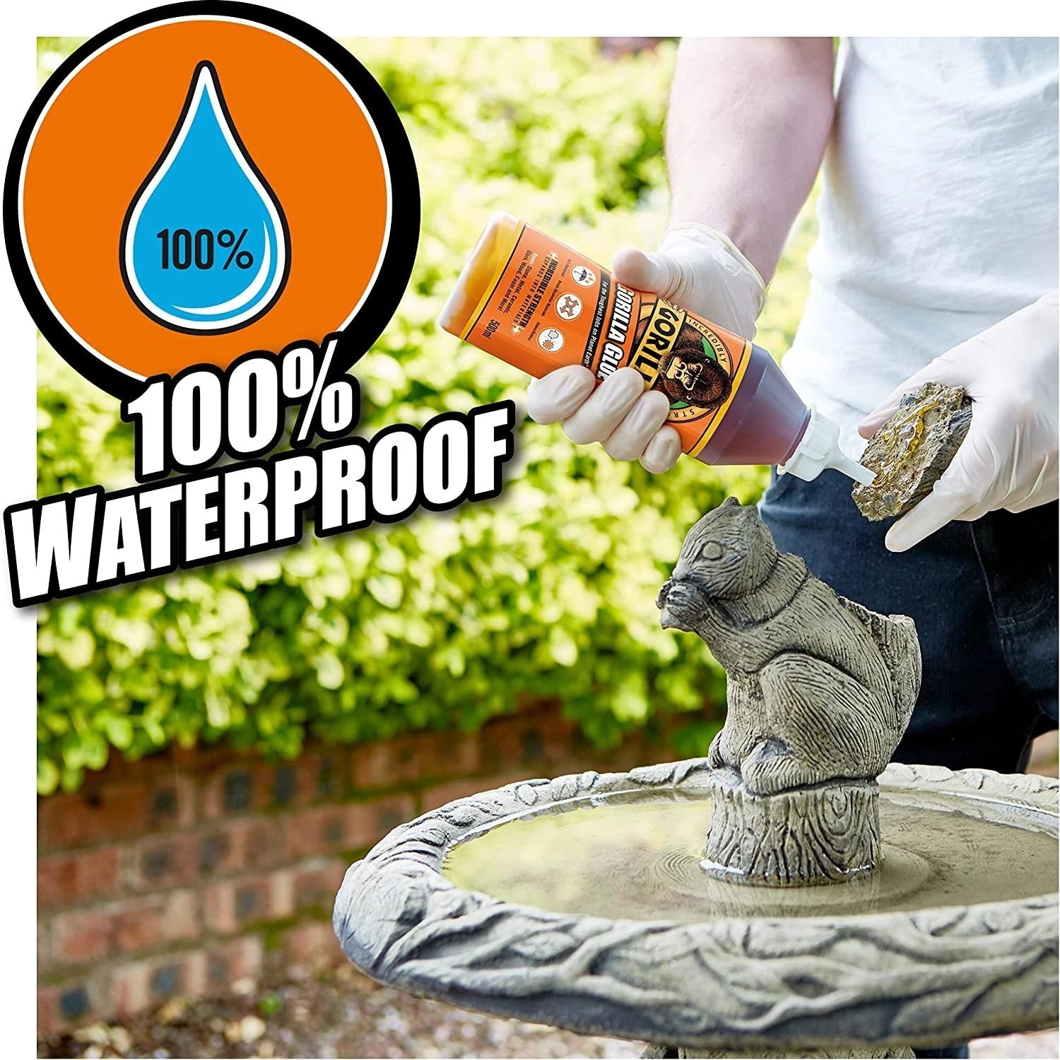 Gorilla Glue For Wood Stone Metal Ceramic Glass Tough & Waterproof 60ml