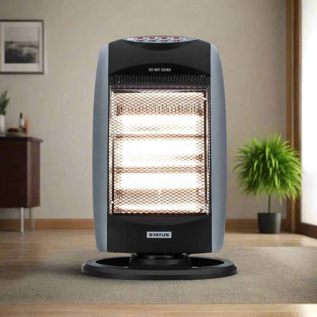 Status 1200W Oscillating Halogen Heater