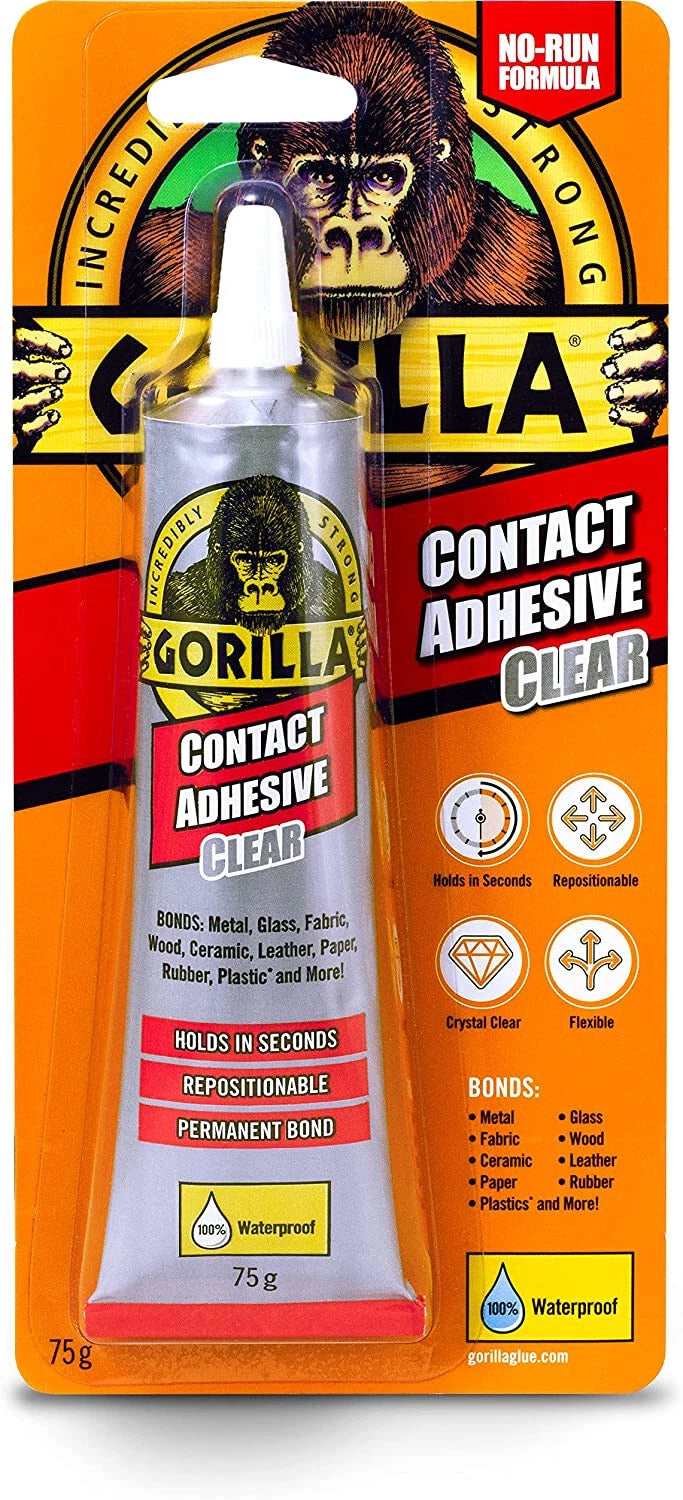Gorilla Glue Contact Adhesive Clear 75g Tube