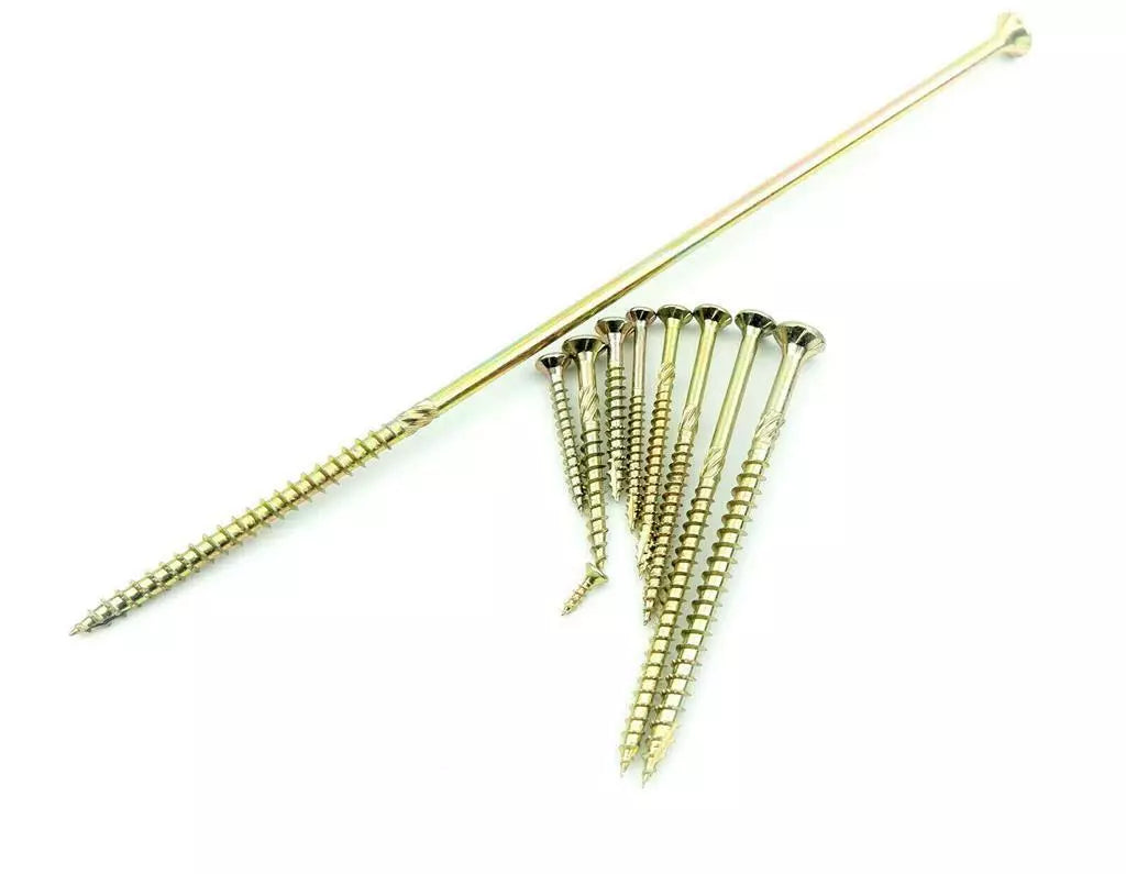 ForgeFix ForgeFast 5 x 50mm (Tub of 600) Elite Anti Split Wood Screws Yellow Boxed Pozi PZ