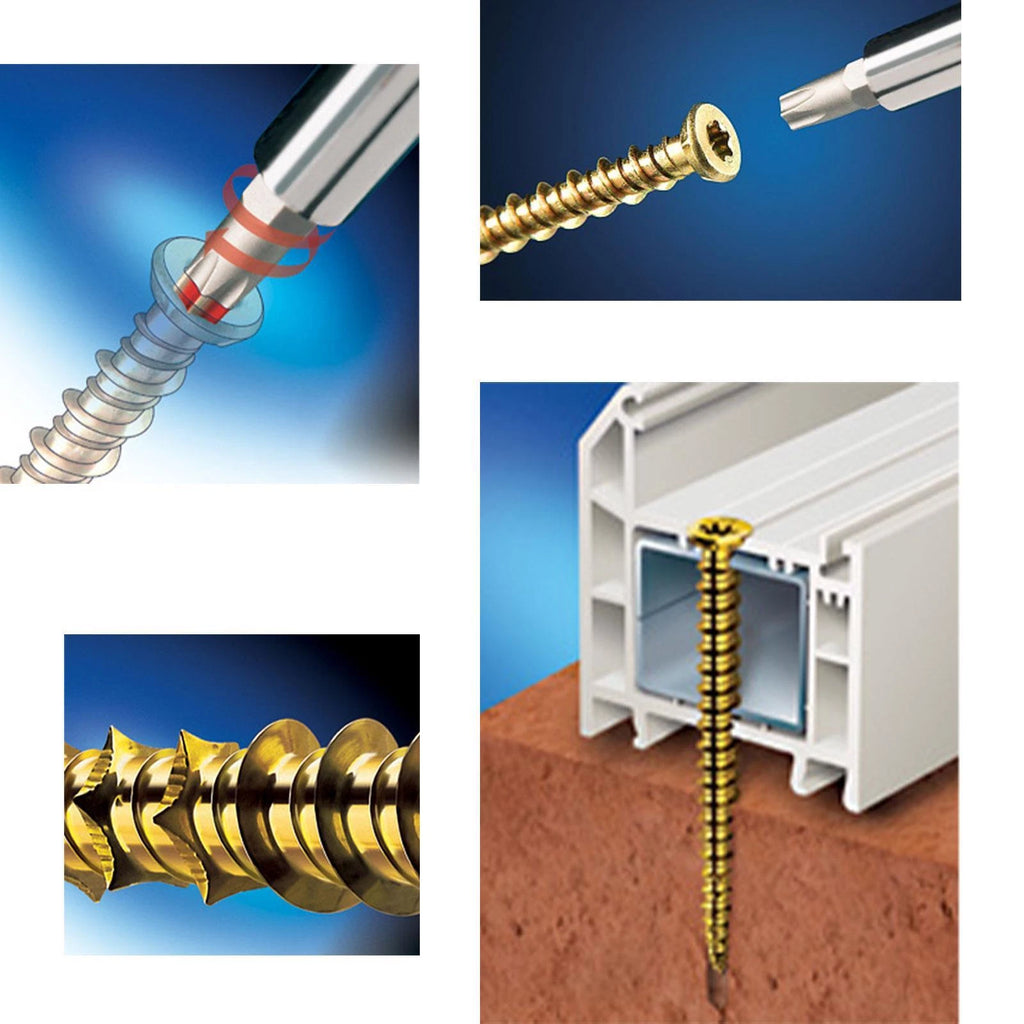 Masonmate 7.5 x 82mm (Box of 100) Concrete Frame Screws Torx T30