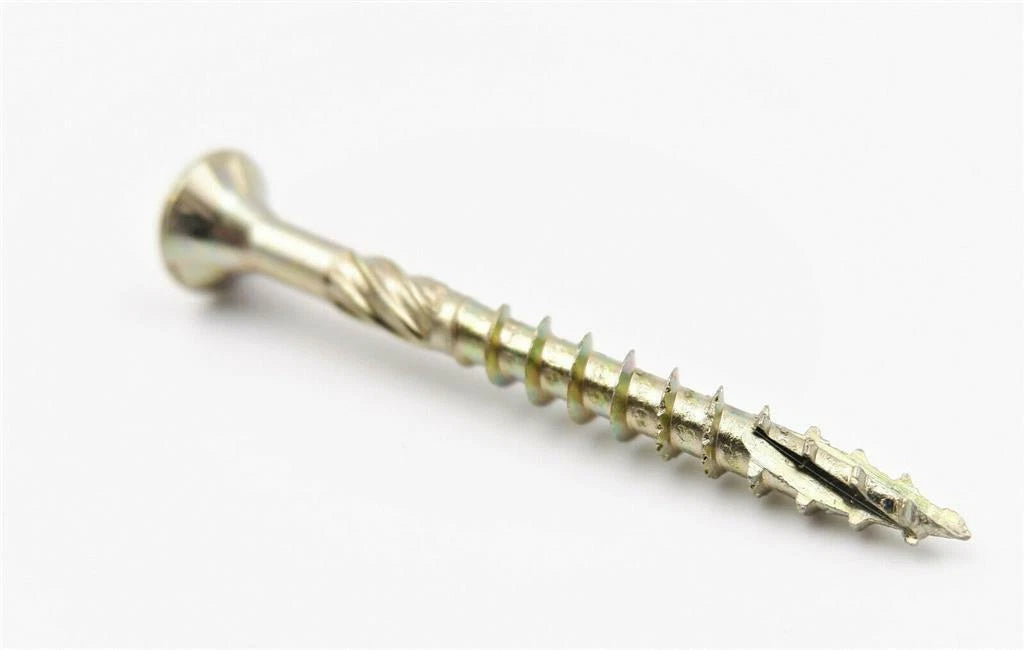 ForgeFix ForgeFast 5 x 50mm (Tub of 600) Elite Anti Split Wood Screws Yellow Boxed Pozi PZ