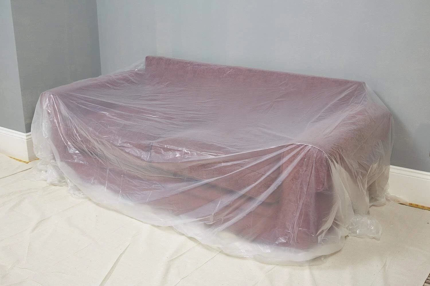 ProDec Dust Sheet 50m x 2m Roll Polythene Decorator Cover Low Density Waterproof