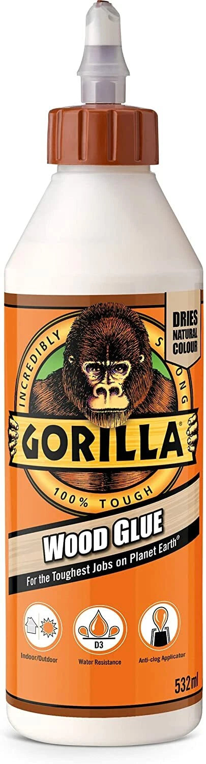 Gorilla Glue Wood Glue Indoor And Outdoor Use 532ml