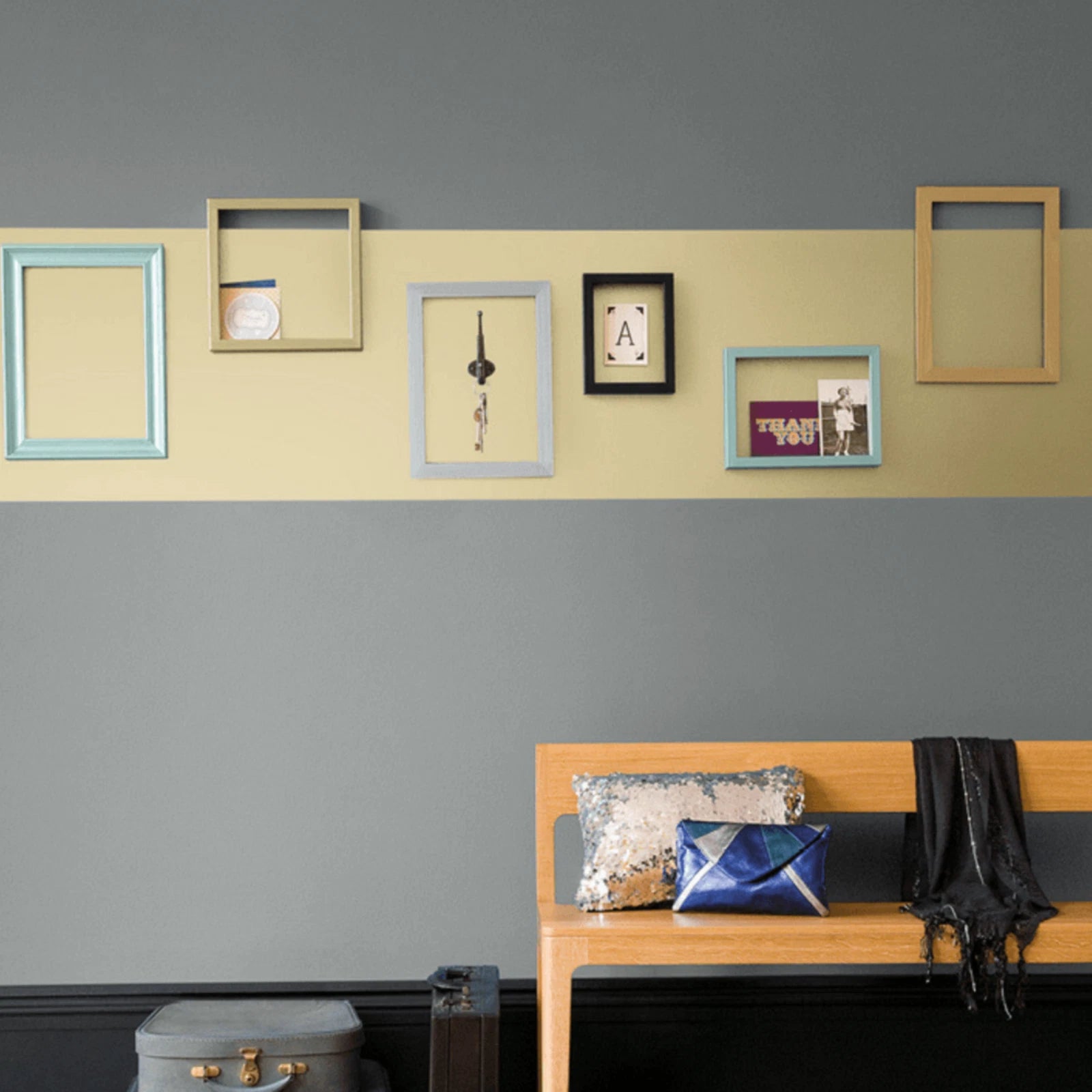 Striking Gold Crafted By Crown Lustrous Metallic Interior Wall Wood Paint 1.25L