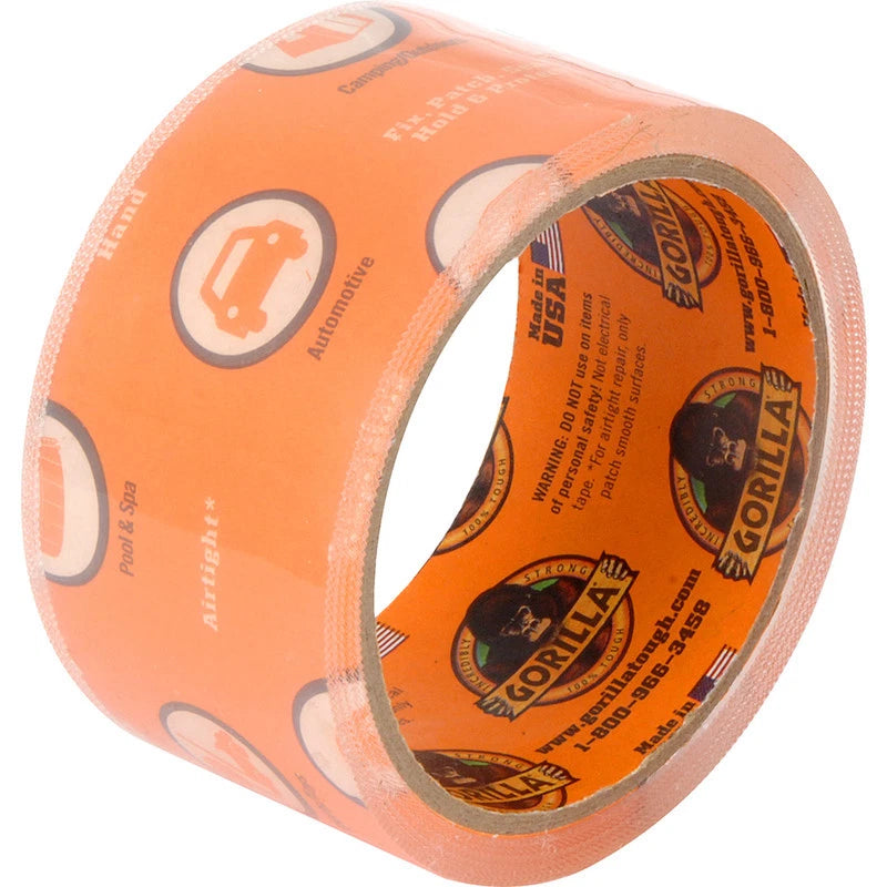 Gorilla Crystal Clear High Strength Waterproof Flexible Adhesive Tape - 8.2m x 48mm
