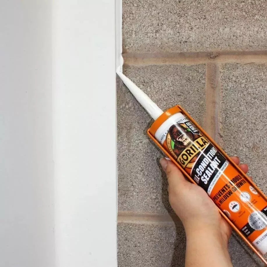 Gorilla Sealant Silicone Sealant White 295ml All Conditions