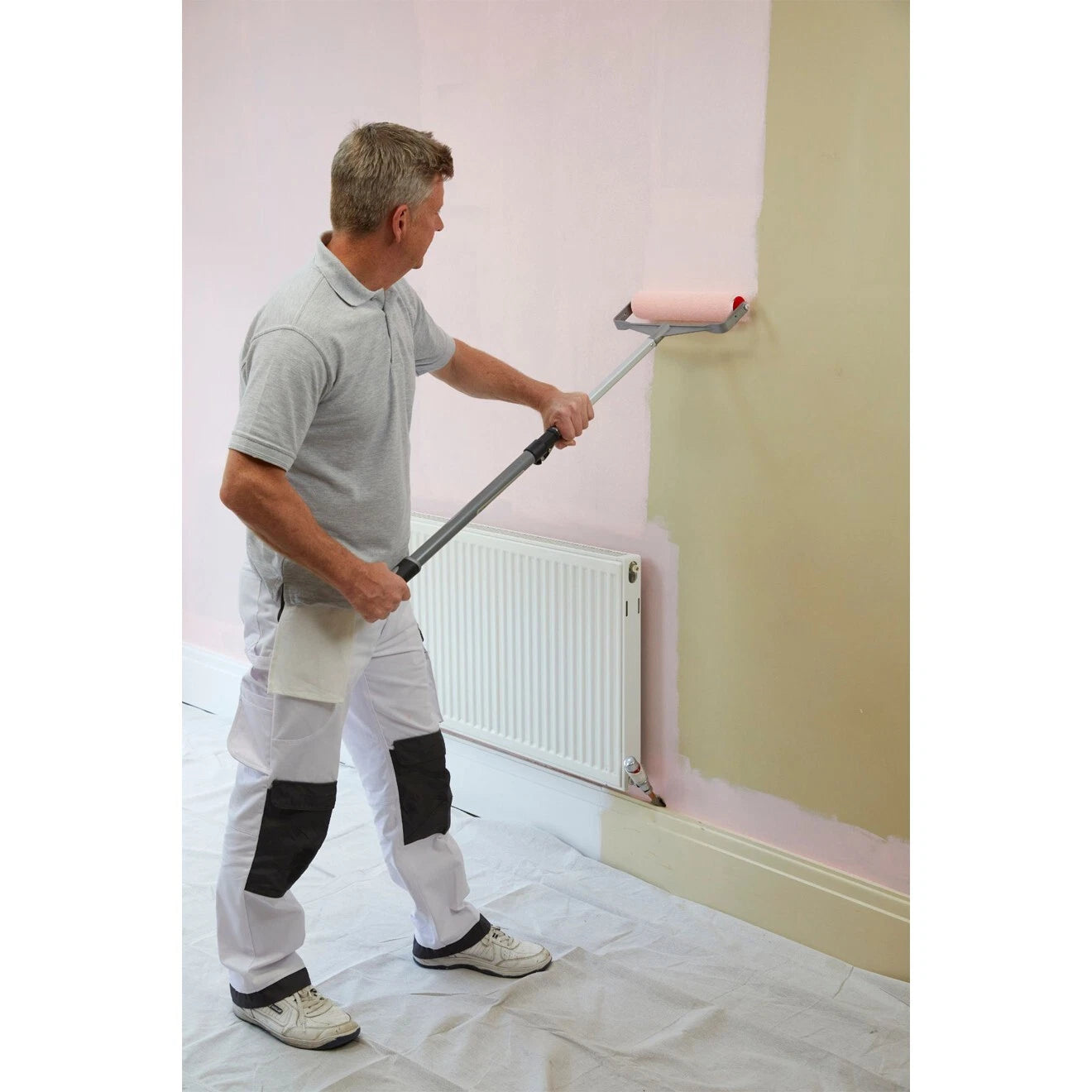 ProDec Paint Roller Frame 12" / 300mm Cast Metal Double Arm For Extension Poles