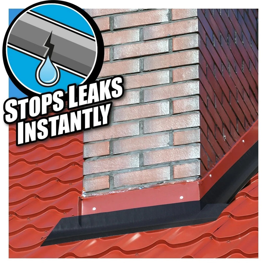 Gorilla Tape Waterproof Patch And Seal 100mm x 3m Strong Permanent Rubberised Roof Leak Fix