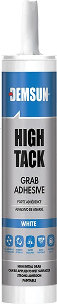 Demsun High Tack White Multi Purpose Grab Adhesive Glue Sealant 290ml