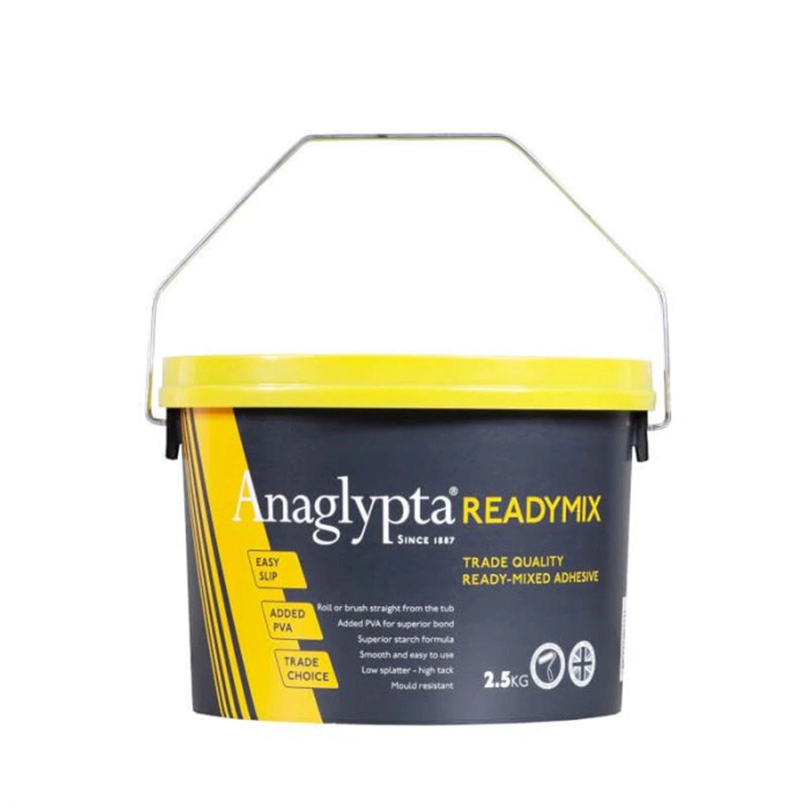 Anaglypta Ready Mix Wallpaper Paste Adhesive Mixed 2.5kg Tub