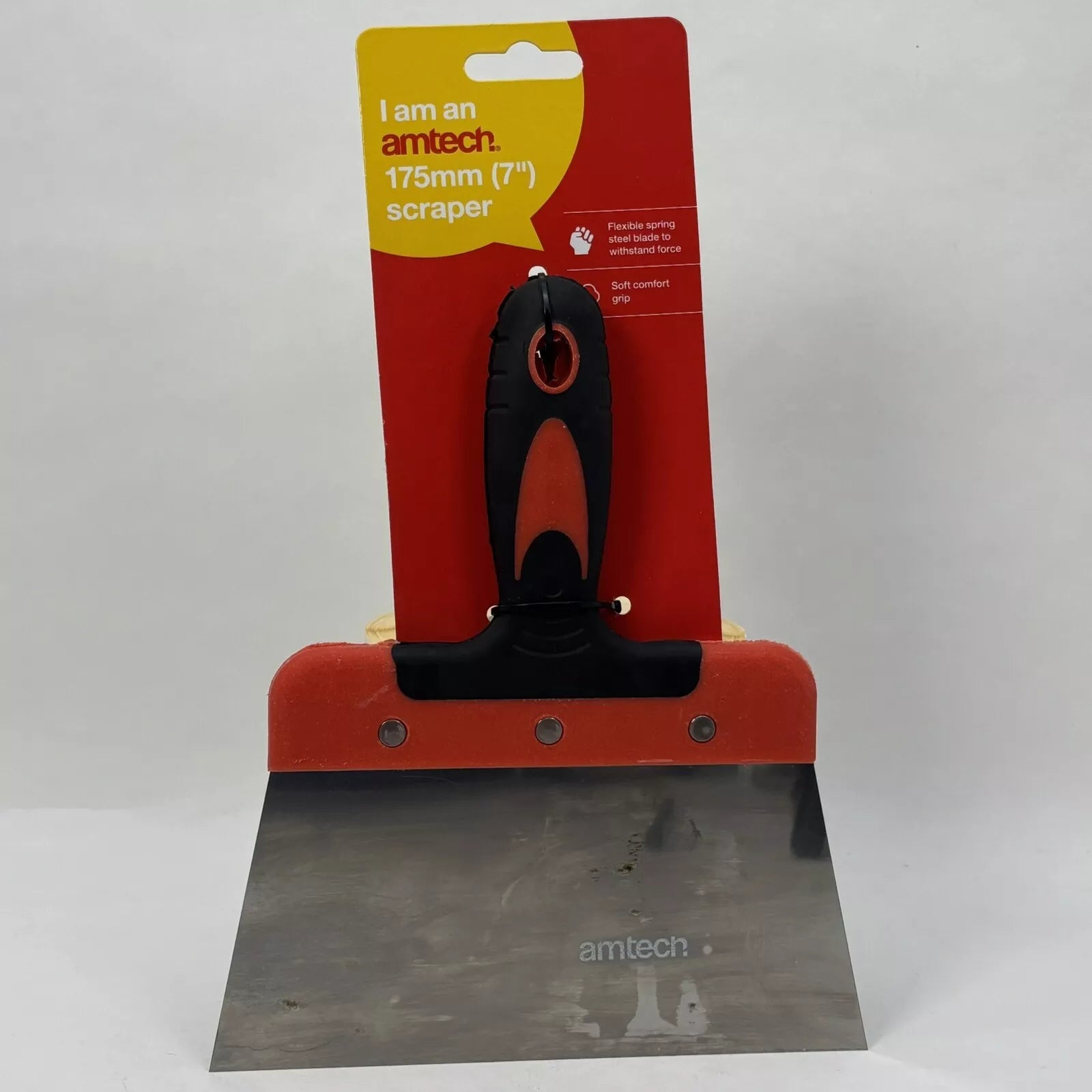Amtech 7" Scraper with Soft Grip Handle G0950