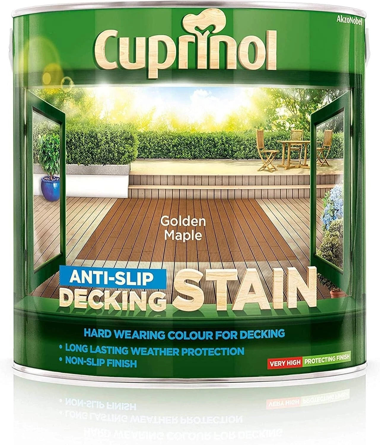 Cuprinol Anti Slip Decking Stain Golden Maple 2.5L