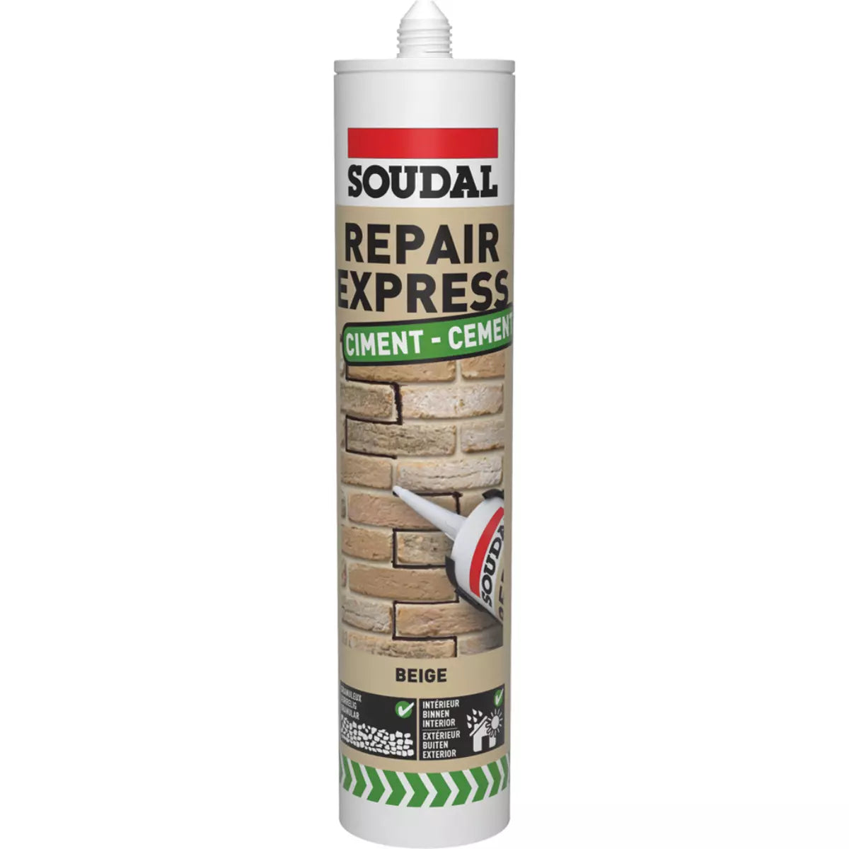 Soudal Beige Repair Express Cement 290ml
