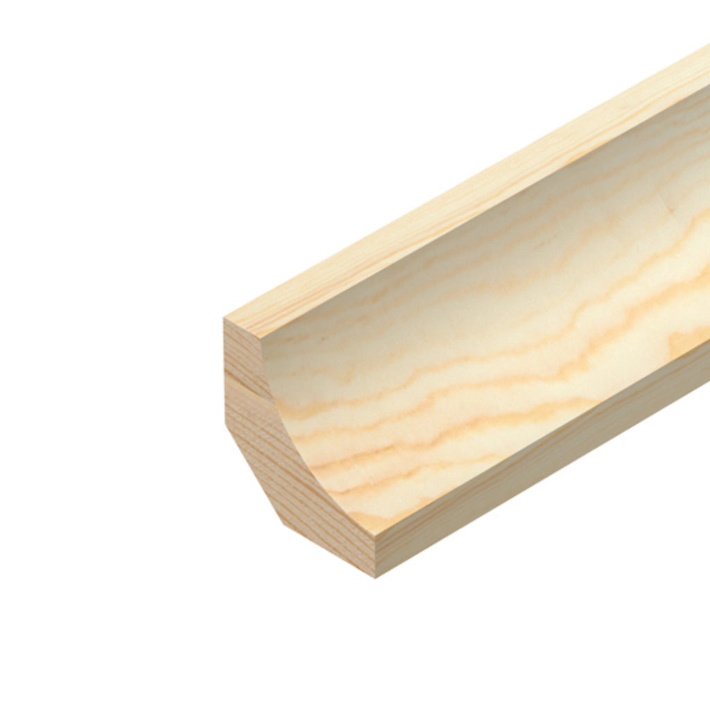 21x21 Pine Wooden Scotia Beading 1.2mx 4 Total 4.8 Meters tm733