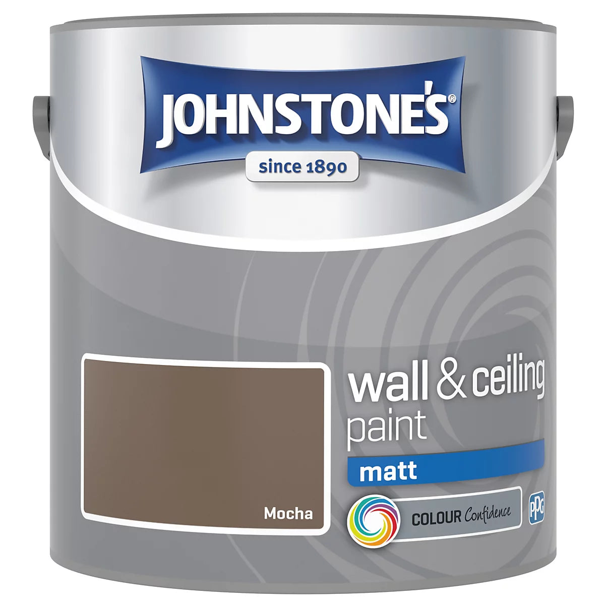 Johnstone’s Mocha Matt Wall & Ceiling Emulsion Paint 2.5L
