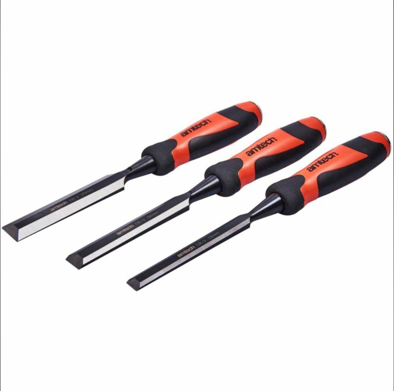 Amtech 3 Piece Bevel Edge Chisel Set E0698