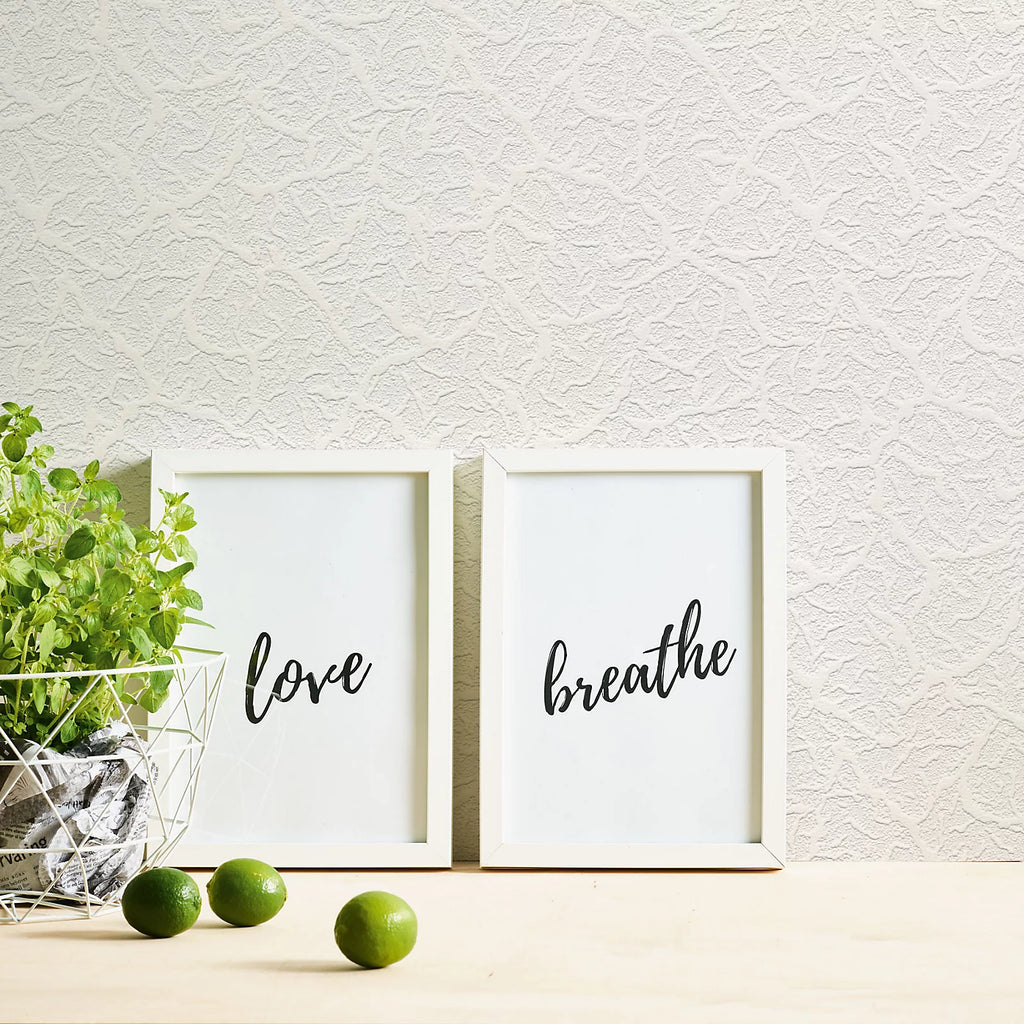 AS Creation Cracked Design White Blown Paintable Wallpaper 9878-10