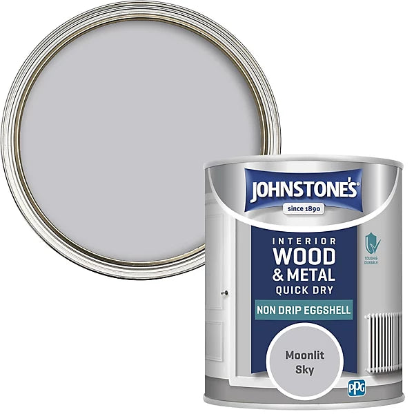 Johnstone’s Quick Dry Moonlit Sky Non Drip Eggshell Paint 750ml
