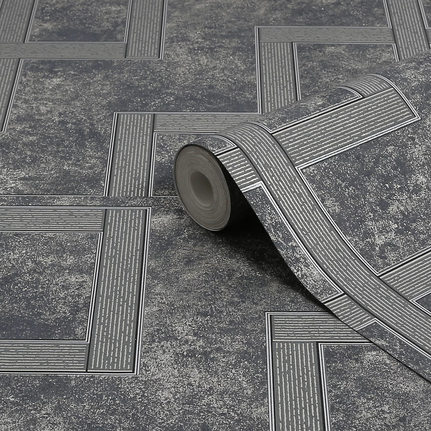 Graham & Brown Gilded Greek Key Onyx Geometric Wallpaper 115726