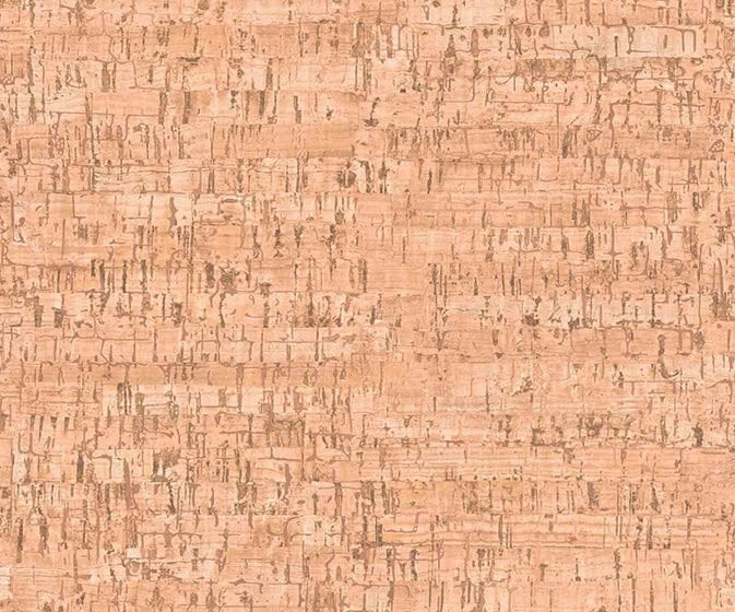 Exclusive Artisan Small Cork Textured Brown Wallpaper FD24933