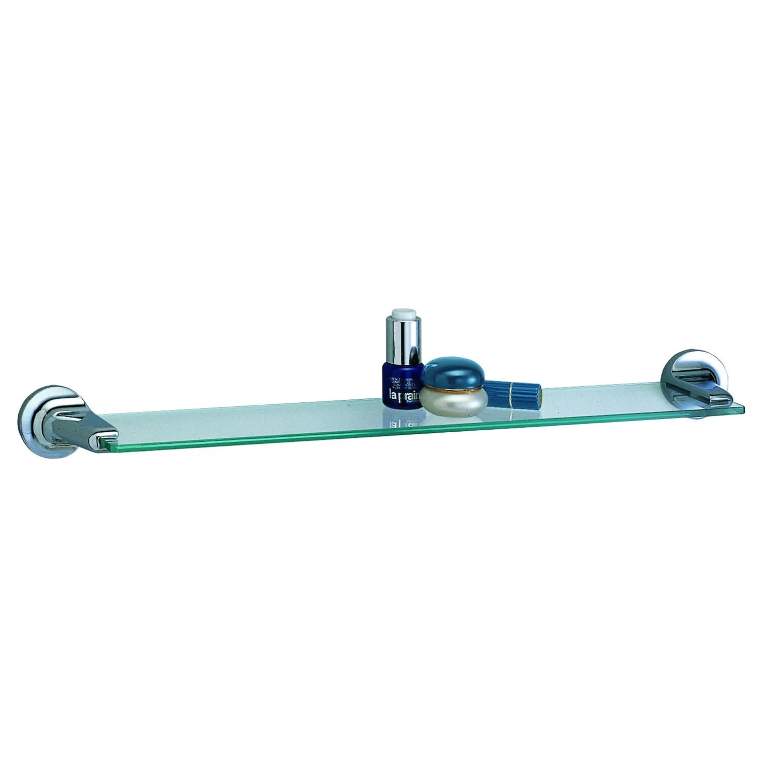 Milano 50cm Glass Bathroom Floating Shelf