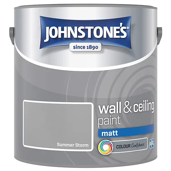 Johnstone’s Summer Storm Matt Wall & Ceiling Emulsion Paint 2.5L